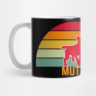 Mutt Vintage Silhouette Mug